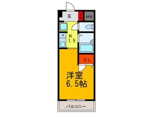 リアライズ近鉄八尾の物件間取画像